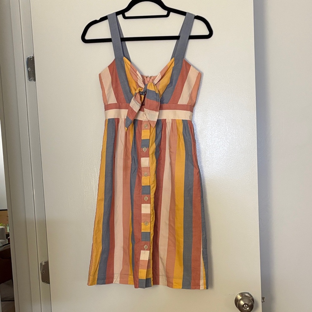 Madewell Multicolor Striped Mini Dress